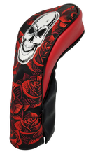 Skull & Roses All-Over Embroidered Driver Headcover by ReadyGOLF