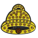 ReadyGolf: Slot Machine Bell Ball Marker & Hat Clip with Crystals