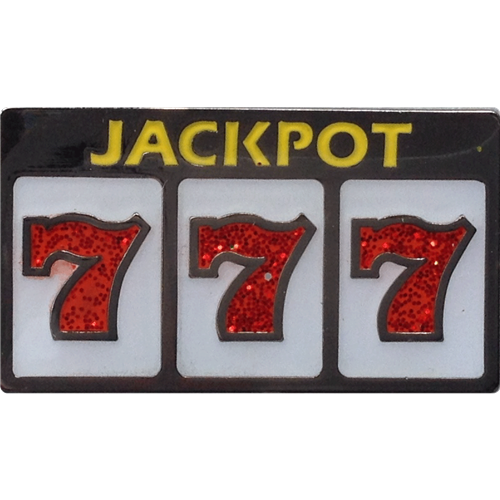 ReadyGolf: Glitter Ball Marker & Hat Clip - Slot Machine Jackpot 777