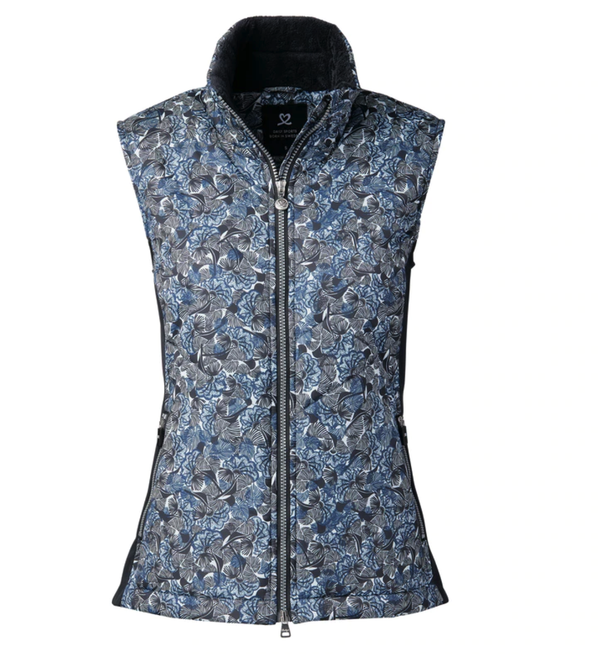 Daily Sports Women's Vendela Quilted Navy Vest (Size Medium) SALE