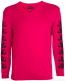 Tattoo Golf: Women's Long Sleeve Undershirt - Pink Clothing