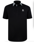 Tattoo Golf: Men's VIP ProCool Golf Shirt - Black Clothing