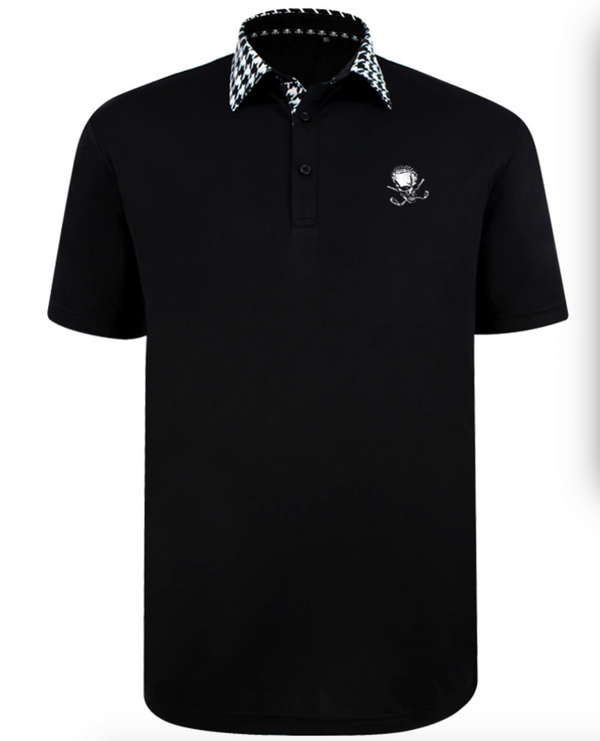 Tattoo Golf: Men's VIP ProCool Golf Shirt - Black