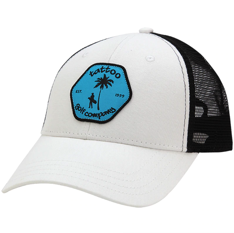 Tattoo Golf: Palm Tree Trucker Golf Hat