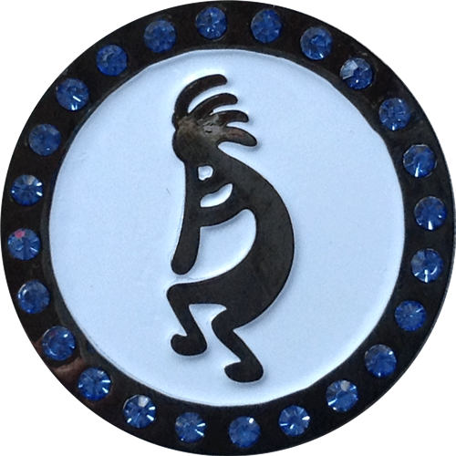 ReadyGolf: Southwest Kokopelli Ball Marker with Crystals