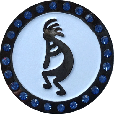 ReadyGolf: Southwest Kokopelli Ball Marker with Crystals