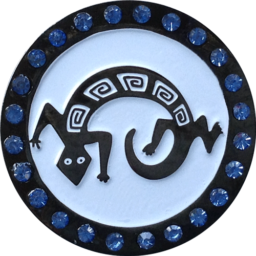 ReadyGolf: Southwest Lizard Ball Marker with Crystals