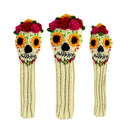 Sunfish: Knit Wool Headcover - Sugar Skull (Driver, Fairway, Hybrid, or Set) Golf Club Headcovers
