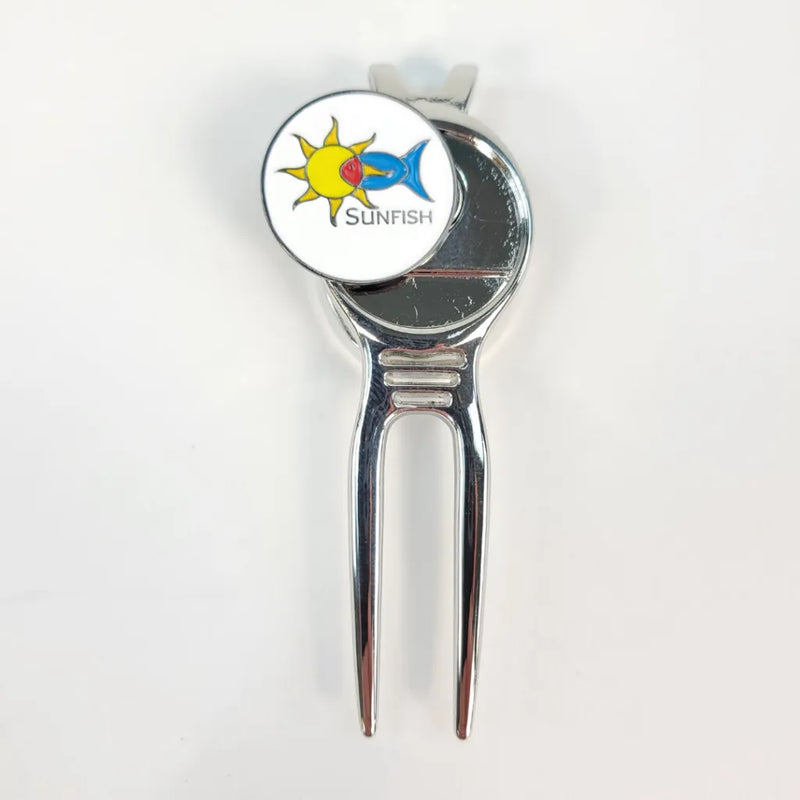 Sunfish: Magnetic Enamel Ball Marker and Divot Tool