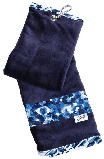 Glove It: Golf Bag Towel - Blue Leopard