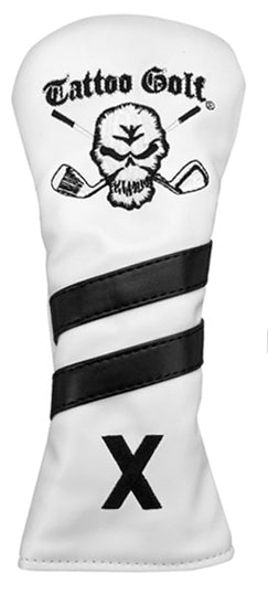 Tattoo Golf Vintage Headcover (White) - Rescue / 5-Wood