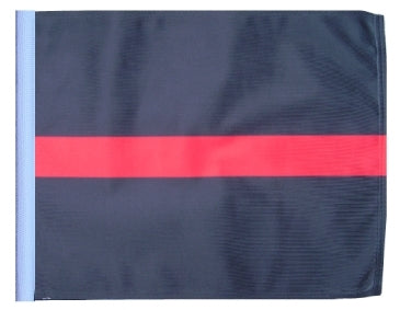 SSP Flags: 11x15 inch Golf Cart Replacement Flag - Thin Red Line