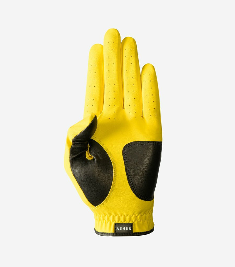 Asher Golf Men's Yellow Chuck 2.0 Golf Glove (Size Large) SALE