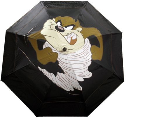 Looney Tunes Double Canopy 62" Golf Umbrella -Tasmanian Devil - Taz