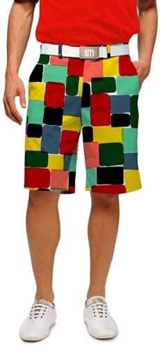 Mens Golfing Technicolor Dream Shorts by Loudmouth Golf