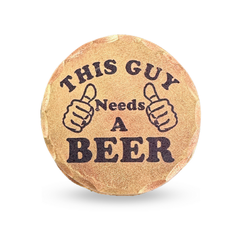 Sunfish: Copper Ball Marker - This Guy Needs A Beer