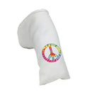 Sunfish: Blade Putter Covers - Tye Dye Peace Sign Golf Club Headcovers