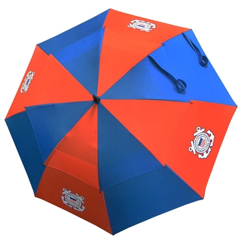 U.S. Coast Guard Military 62" Double Canopy Golf Umbrella by Hotz Golf