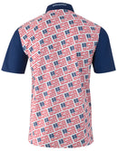 USA, USA, USA Mens Golf Polo Shirt by ReadyGOLF