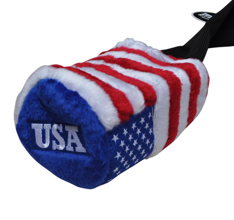 EverGolf: USA Flag Fuzzy Barrel Headcover