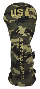 USA Military Camo Embroidered Headcover by ReadyGOLF - Driver