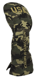 USA Military Camo Embroidered Headcover by ReadyGOLF - Driver
