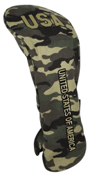 USA Military Camo Embroidered Headcover by ReadyGOLF - Driver
