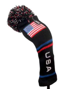 JP Lann: USA Stripes Pom Pom Driver Golf Headcover