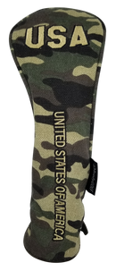USA Military Camo Embroidered Headcover by ReadyGOLF - Fairway