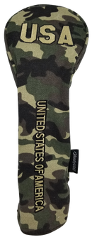 USA Military Camo Embroidered Headcover by ReadyGOLF - Hybrid