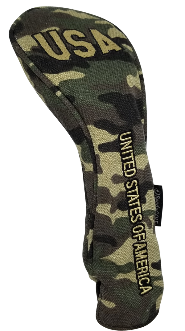 USA Military Camo Embroidered Headcover by ReadyGOLF - Fairway