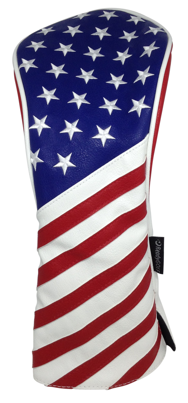 USA Flag Embroidered Headcover by ReadyGOLF - Driver