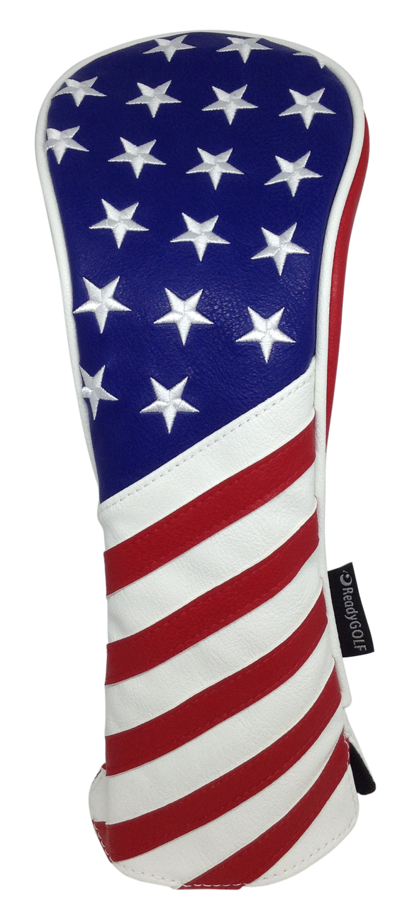 USA Flag Embroidered Headcover by ReadyGOLF - Fairway