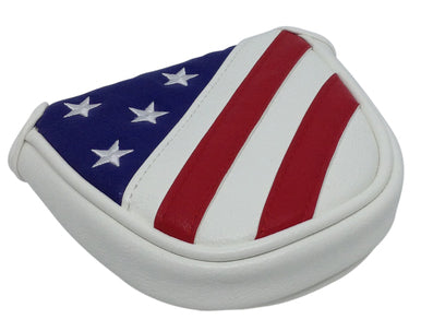 ReadyGolf: USA Flag Embroidered Putter Cover - Mallet
