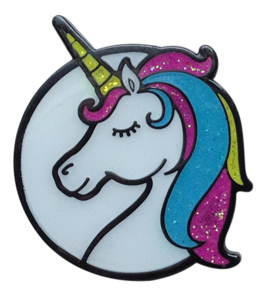 ReadyGolf: Glitter Ball Marker & Hat Clip - Unicorn
