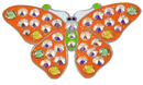 Navika: Ball Marker & Hat Clip - Orange Butterfly