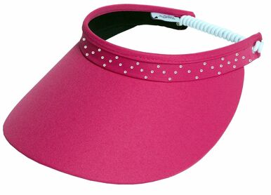 Glove It: Bling Coil Golf Visor - Pink