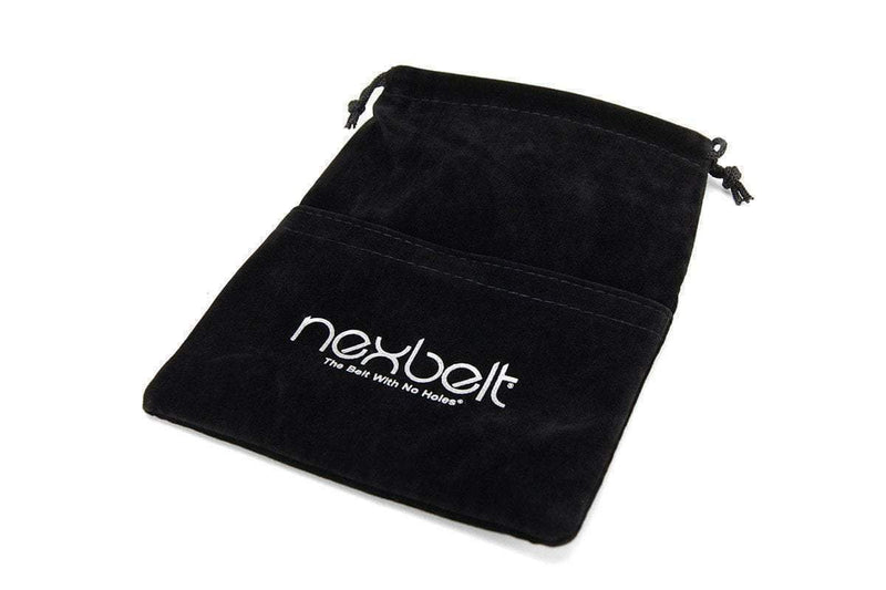 Nexbelt: Black Ratchet Belt - Apollo Pewter Carbon Buckle