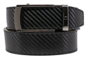 Nexbelt: Men's Vetica Carbon Black Golf Belt - Black