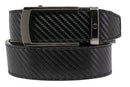 Nexbelt: Men's Vetica Carbon Black Golf Belt - Black