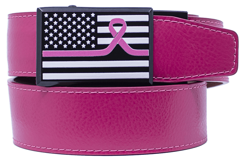 Nexbelt: Women's Classic Golf Belt - Pink Line
