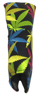 Weed All-Over Embroidered Putter Cover - Blade by ReadyGOLF
