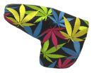 Weed All-Over Embroidered Putter Cover - Blade by ReadyGOLF