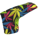 Weed All-Over Embroidered Putter Cover - Blade by ReadyGOLF