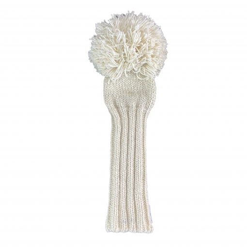 Sunfish: Hand-Knit Classic Headcovers - White Out All White
