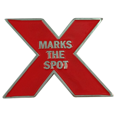 ReadyGolf: X Marks The Spot Ball Marker & Hat Clip
