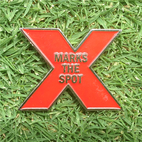 ReadyGolf: X Marks The Spot Ball Marker & Hat Clip