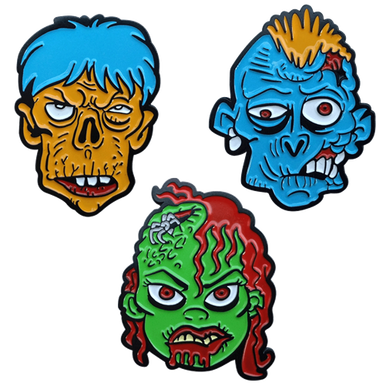 ReadyGolf: Zombie Ball Markers & Hat Clips - Set of 3