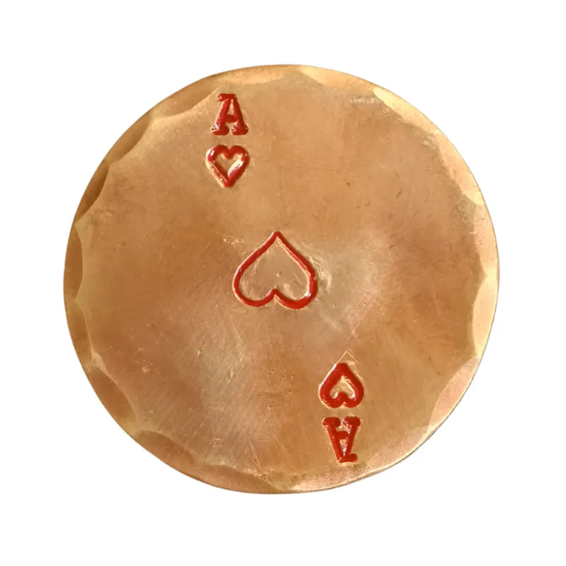 Sunfish: Copper Ball Marker - Ace of Hearts