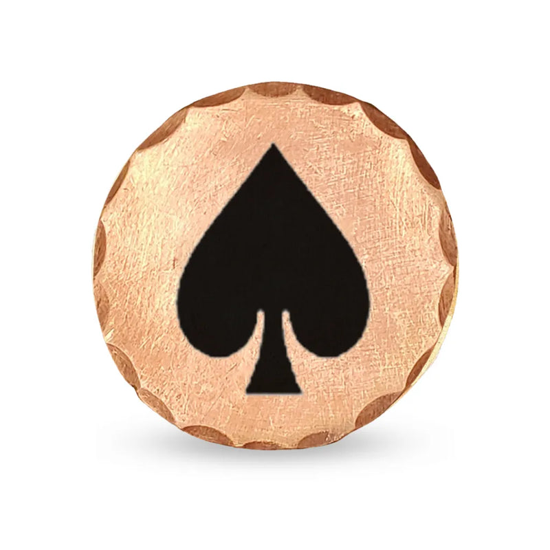 Sunfish: Copper Ball Marker - Ace of Spades
